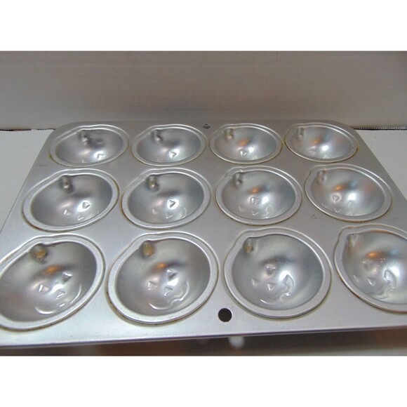 1994 Wilton Petite Jack O'Lantern Mold #2105-8462 Aluminum Pan Cake/Gelatin/Trea - Picture 1 of 7
